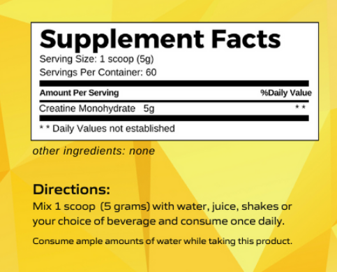 YOLKED Creatine Monohydrate