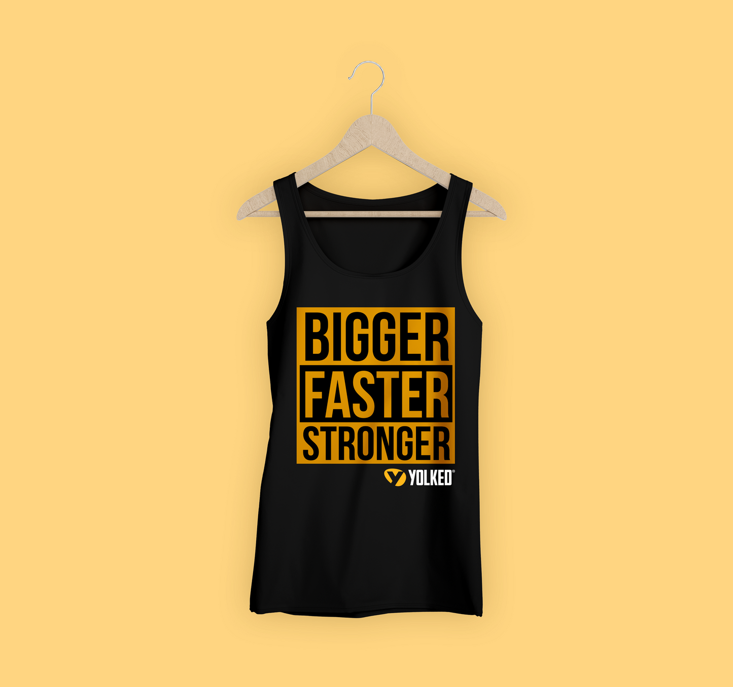 YOLKED® BIGGER FASTER STRONGER TANK TOP